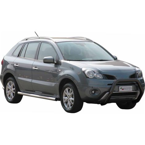 Pare-buffle Avant pour Renault Koleos 2008-2011 76 mm en Acier Noir (1/5)