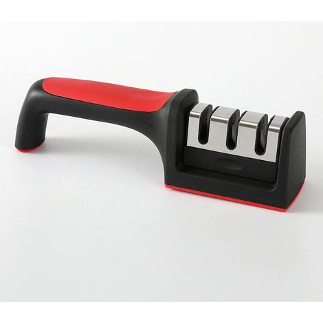 Aiguisoir domestique rapide aiguisoir de bâton de pierre à aiguiser couteau de cuisine aiguisoir de Gadget de cuisine Type à 3 étapes (1/5)