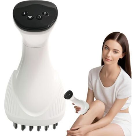 Masseur Électrique 4 en 1 pour Jambes. Abdomen. Pieds et Corps – Chauffage. Vibration et Soulagement Musculaire Masseur Portable De Jambes