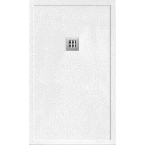 Receveur de douche 70x160cm extra plat MADISON PLUS en résine surface ardoisée 5 coloris