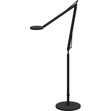 [GEBRAUCHT] B-Ware Grau Stehleuchte Leseleuchte Led John Schwarz Dimmbar Glas Metall Flexibel Touch