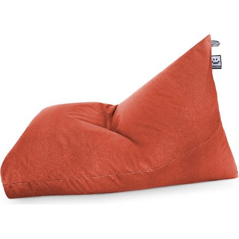 Puff Pirámide Naylim Mate para Exterior Naranja XL Naranja