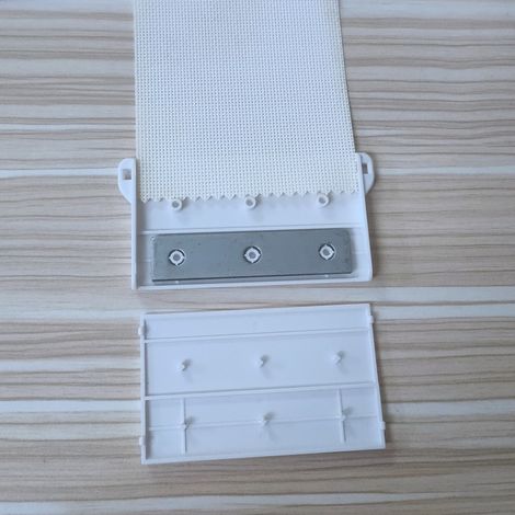 Seamless metal base vertical blinds, easy-to-replace accessories, curtains without processing, weight-bearing adhesive. (1/5)