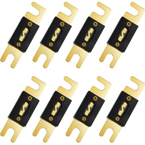 8 pièces fusible lame fusible 30A 50A 80A 100A 150A 200A 250A 300A pour système audio/vidéo de voiture (1/5)