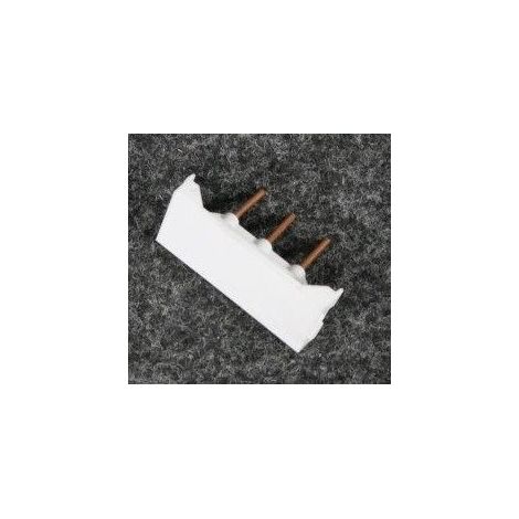 Peigne pour repiquage facile entre bloc prise à clippage direct sur pour goulotte MOSAIC 45x45mm (à l'unité) (1/2)