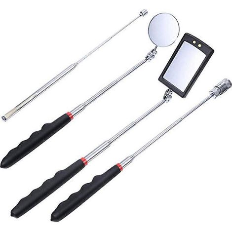 4-teiliges magnetisches Teleskop-Hebewerkzeug-Set mit Magnetstab und Tasche