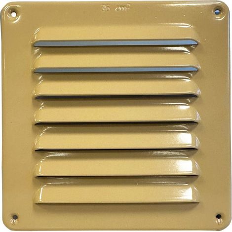 Lackierte Aluminium-Lüftungsgitter, 15 x 15 cm FEPRE