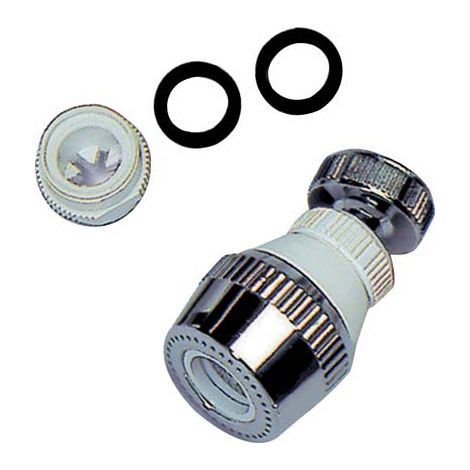 DOCCETTA AERATORE + SNODO - CM 7 F22X1 + ADATTATORE M24X1- 4 pezzi