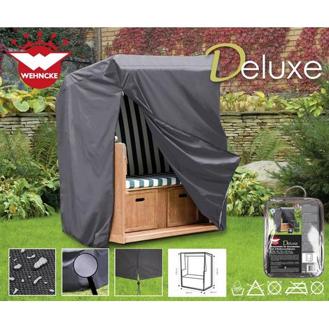 Schutzhülle für Strandkorb Polyester, 125x90x165/134cm