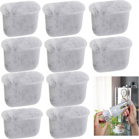 12 pièces - Filtres à charbon de rechange pour cafetière - Blanc - 4,7 x 2 x 2,7 cm ENEVAOCT (1/5)