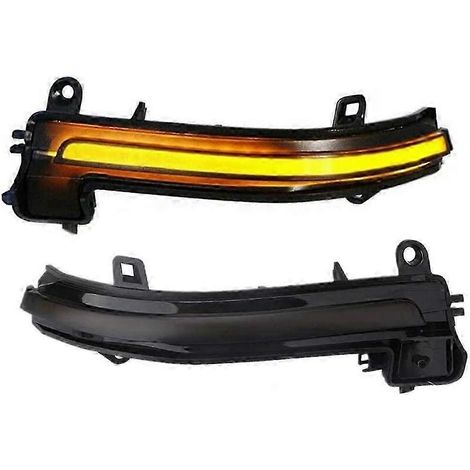 Clignotants de rétroviseurs séquentiels dynamiques à LED pour BMW Série 1/2/3/4 (F30, F32, F36), accessoires, finition fumée. (1/5)