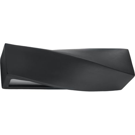 Lámparas de pared Sigma negro cerámica/vidrio 1xE27 Sollux (1/2)