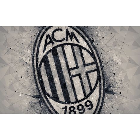 Papier peint panoramique Foot / Football - ACM - AC Milan - 408 cm x 255 cm (1/2)