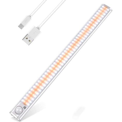 Funktionale Version 120 LED-Streifenleuchte mit intelligenter Ladefunktion, Hängelampe mit Bewegungsmelder (1/5)
