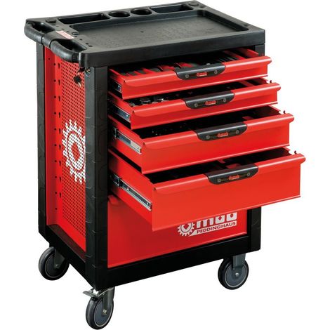 Servante d'atelier PROLINER 5 tiroirs – 86 outils - MOB (1/4)