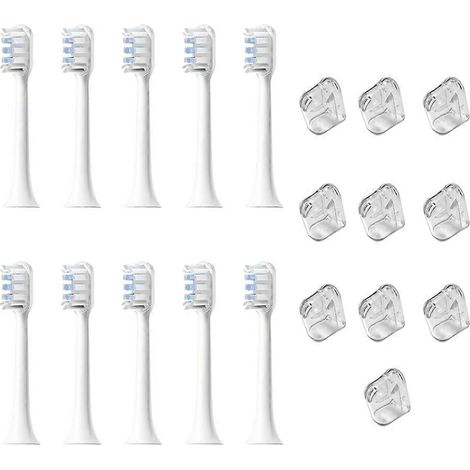 Têtes de brosse à dents électriques de rechange blanches pour MIJIA T301 MES605 T302 MES608 T501 MES607 (1/5)