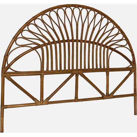 Testata in rattan scuro