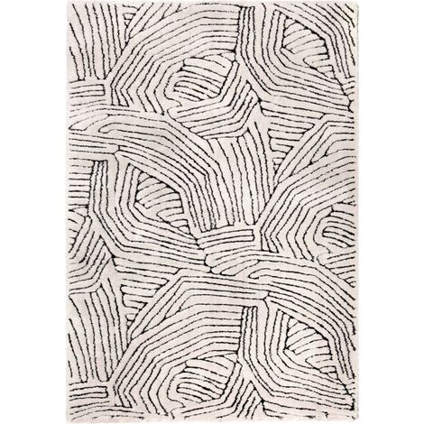 VIVARAISE - Tapis domestique Vivaraise Paulin - Blanc - Polyester recyclé 90% - 230 x 160 cm (1/5)