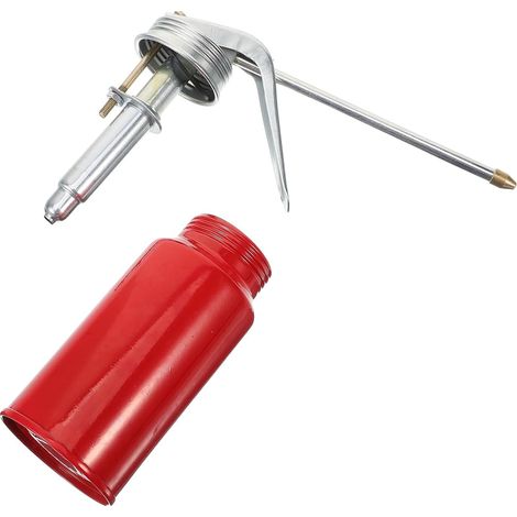 Pistolet à graisse haute pression 200 ml pour voitures, huile lubrifiante rouge (1/5)