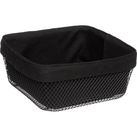 Cestino per il pane in metallo mayaj 24,5 cm nero - 5five