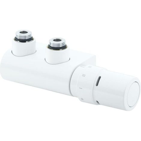 VHX-Set Eckform für 2-Rohrbetrieb, weiß RAL9016