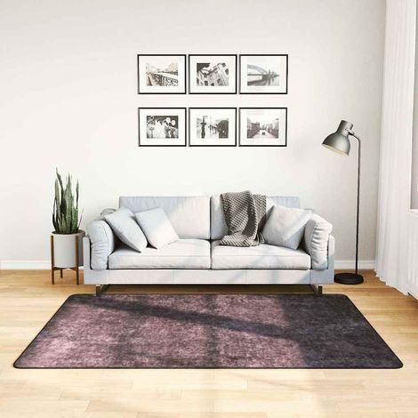 vidaXL Tappeto Lavabile 120x180 cm Antracite