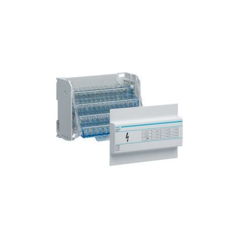 Morsettiera Ripartitore Modulare A Barrette Hager 4P 125A 7,5 Moduli KJ01CN