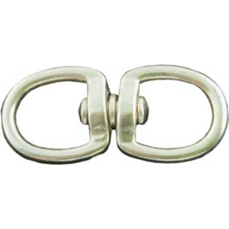 20 x ANELLO DOPPIO GIREVOLE ZINCATO 16 MM D 5/8