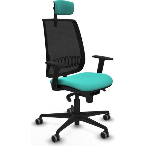 Silla de oficina piqueras y crespo Alares negro espuma inyectada (1/2)