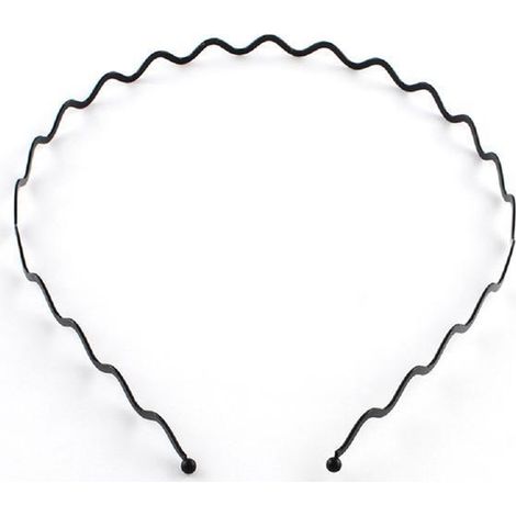 1 Bandeau invisible, design ondulé, accessoire cheveux antidérapant, sport extérieur (1/5)