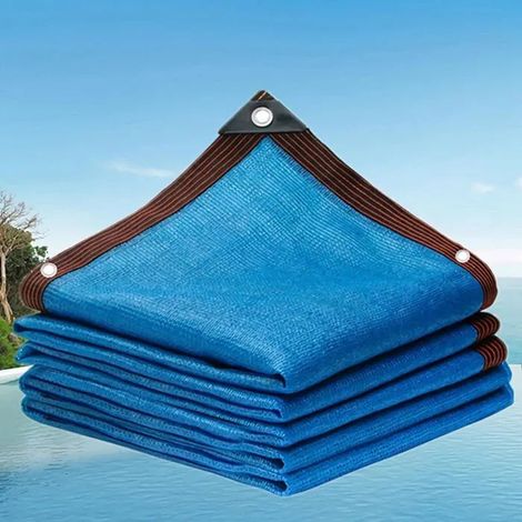 Filet D'ombrage,Serres Filet Coupe-Vent avec Oeillets,Rayons Toile D'ombrage Extérieur, 2x5m (1/5)