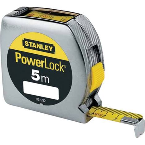 Medidor Powerlock - Lectura directa - 5 m x 19 mm - STANLEY, 0-33-932
