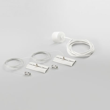 Kit Sospensione Grid Bianco 200Cm