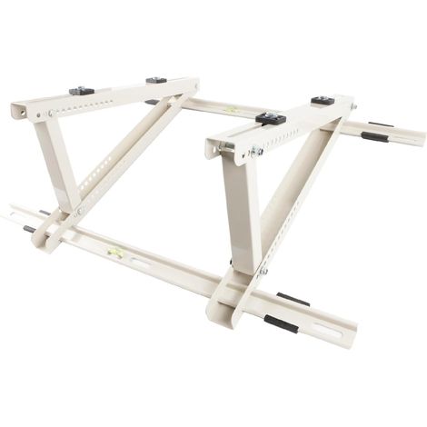 Support de toit universel pour climatiseur split, fixation de toit réglable 10°-45°, compatible appareil 9000-24000 BTU, chauffage et pompe à chaleur (1/5)