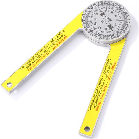 Kunststoff-Schieber, Gehrungssägen-Winkelmesser, digitale Wasserwaage, DIY-3D-Gehrungssägen-Bauwinkelmesser, sehr gut geeignet für Zimmerleute und Klempner. (1/5)
