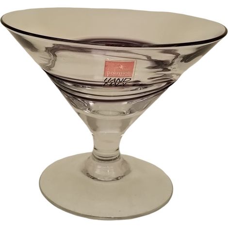 Bormioli Rocco coppe gelato Ceralacca set 4 viola 23 cl
