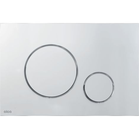 Alca Thin - Betätigungsplatte, Chrom matt M672 (1/3)
