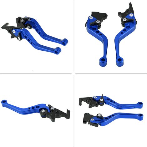 Paar CNC-gefräste Kupplungs- und Bremshebel aus Aluminium für Motorrad (1/5)