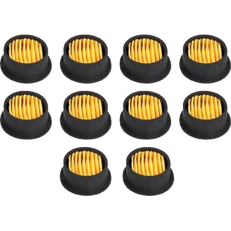 10 éléments filtrants de rechange pour compresseurs d'air, 58 mm x 24 mm, pièces de rechange internes pour compresseurs d'air, éléments filtrants pour compresseurs à piston (1/4)