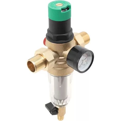 Filtre à eau potable DN 20 HONEYWELL FK06 avec réducteur de pression et rétrolavage, 3/4 pouce (1/5)