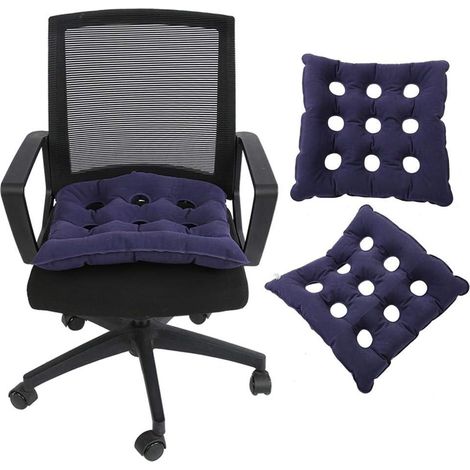 Coussin gonflable à air, coussin d'air gonflable anti-escarres pour fauteuil roulant, siège de voiture pour fauteuil roulant médical, chaise de bureau, voiture, etc. (1/5)