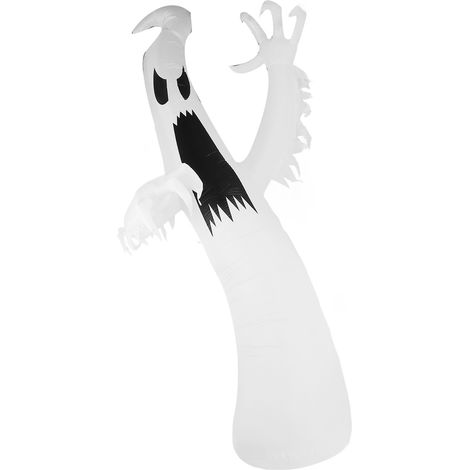 12 Fuß große aufblasbare Geister-Halloween-Dekoration für drinnen und draußen, Garten, Rasen, 220 V (1/5)