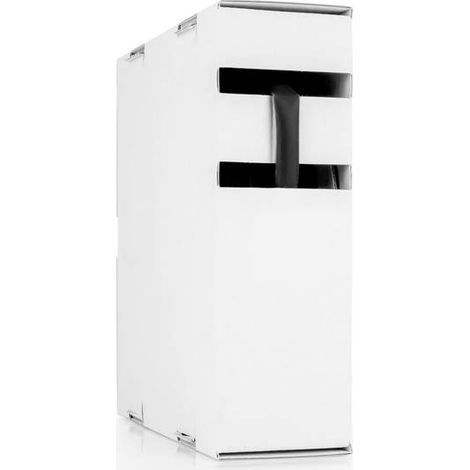 Hongshang H-5(3X)-3 Gaine thermorétractable avec colle noir 9 mm 3 mm Taux de retreint:3:1 3 m (1/2)