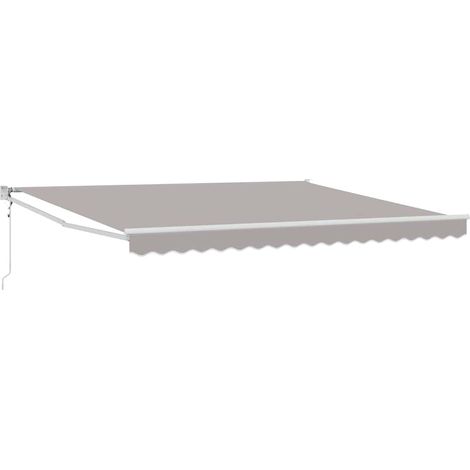 Maison Exclusive - Tenda da Sole Grigio Chiaro 400 × 300 cm Poliestere e Metallo (1/5)