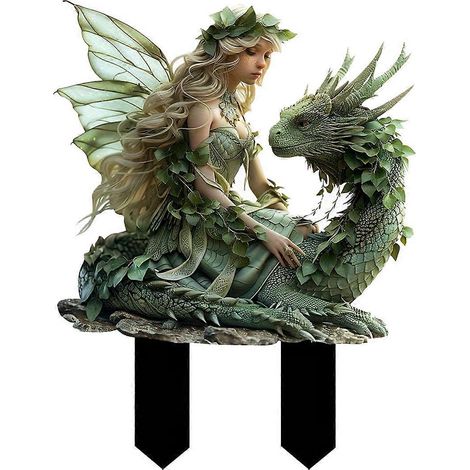 2D-Acryl-Garten-Bodeneinsatz-Topfzubehör, große Pflanzenfigur