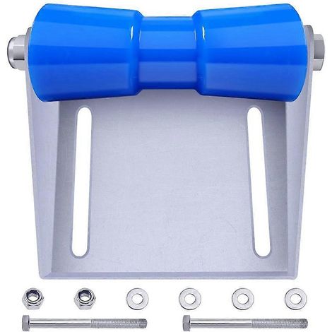 Kit de montage de rouleaux de quille pour remorque de bateau avec support, support de rouleau de quille pour remorque de bateau (1/5)