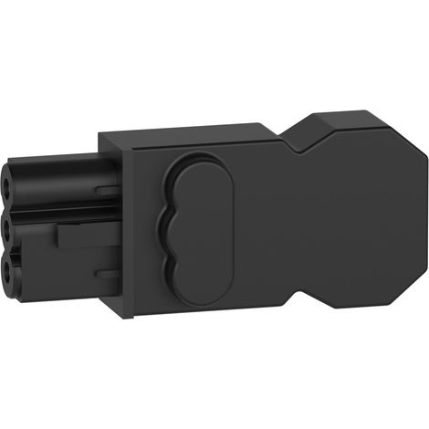 Connecteur femelle CA de marque PanelSeT 250 V/16 A avec fixation par vis et IP20