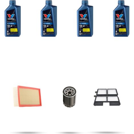Kit tagliando 3 FILTRI e 4L OLIO compatibile con Toyota Avensis I (T22) 1.8 16v 95kw Dal 2000 (1/5)