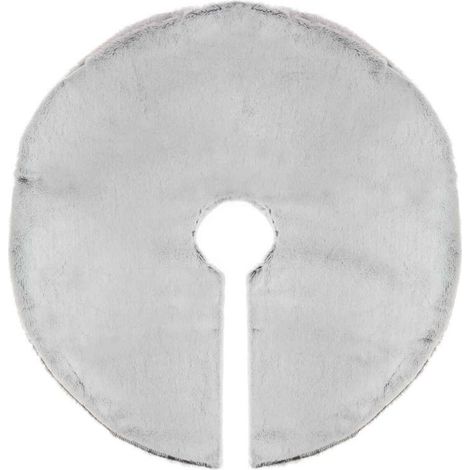 Tapis pour Sapin "Fourrure" 90cm Gris