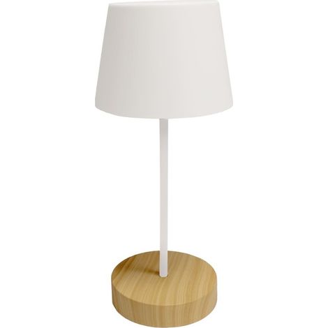 Lampe de table LED Merida Bois IP44 3W 300Lm. 3000K